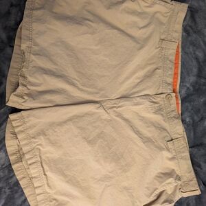 Men's Casual Stone Beige Cotton Shorts